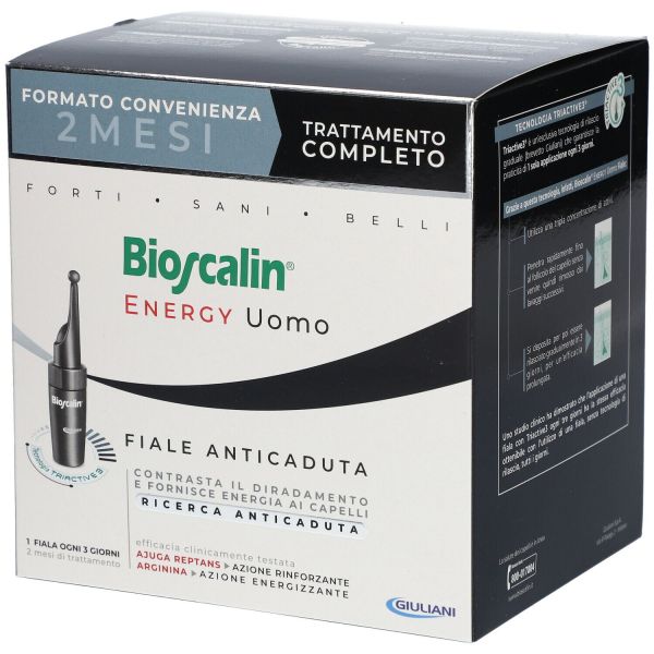 BIOSCALIN Energy Uomo 10 Fiale Anti caduta